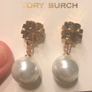 Tory Burch Pearl Drop Earrings